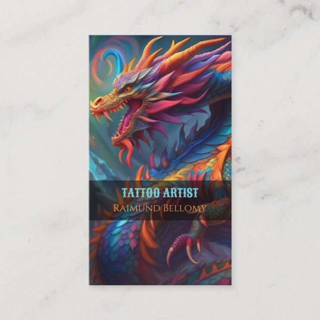 Dragon Business Card Visitenkarte (Vorderseite)