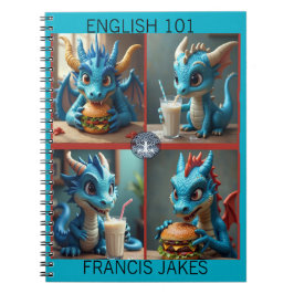 Dragon Cafe Notebook Notizblock