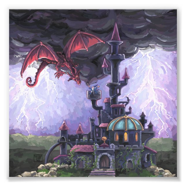 Dragon Castle Fotodruck (Vorne)