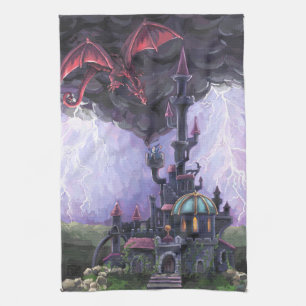 Dragon Castle Geschirrtuch