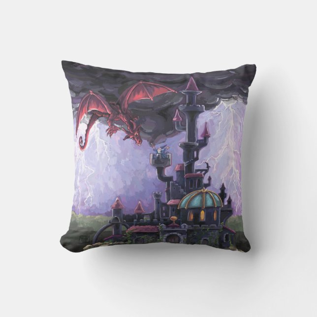 Dragon Castle Kissen (Vorderseite)