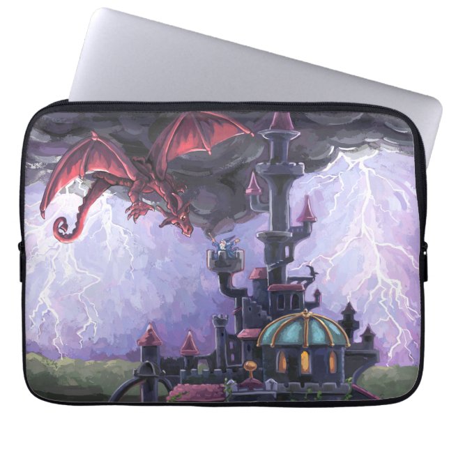 Dragon Castle Laptopschutzhülle (Vorderseite)