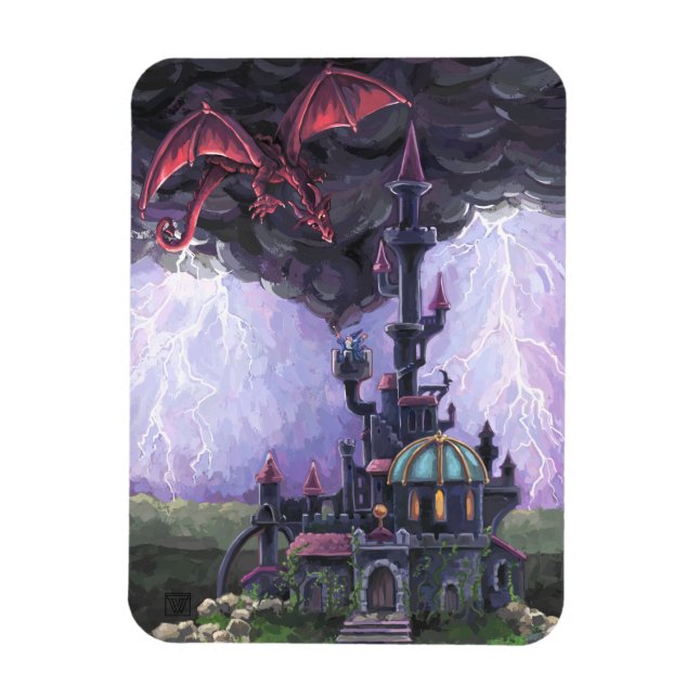 Dragon Castle Magnet (Vertikal)