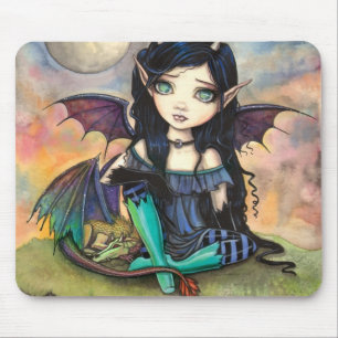 Dragon Child Cuge Big-Eye Fairy und Dragon Mousepad