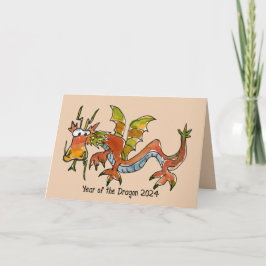 Dragon Chinese New Year Karte