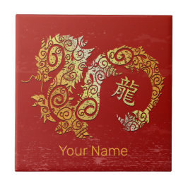 Dragon Chinese Zodiac Horoskop Sternzeichen Fliese