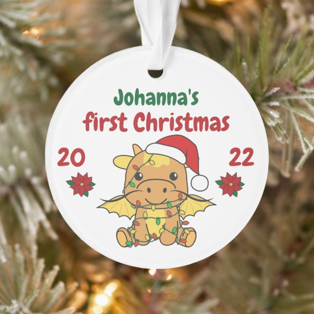 Dragon Christmas Babys erste Weihnachten Ornament (Baum)