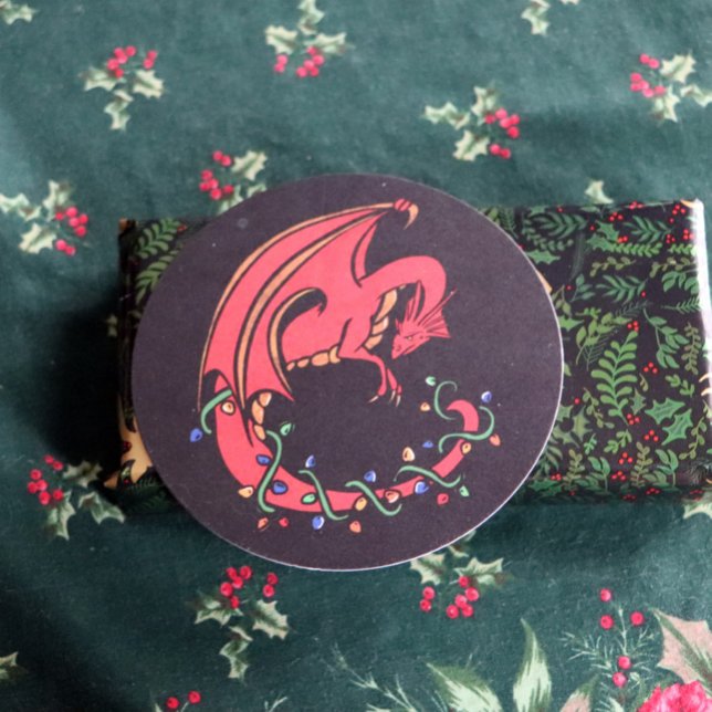 Dragon Christmas Feiertagskarte (Von Creator hochgeladen)