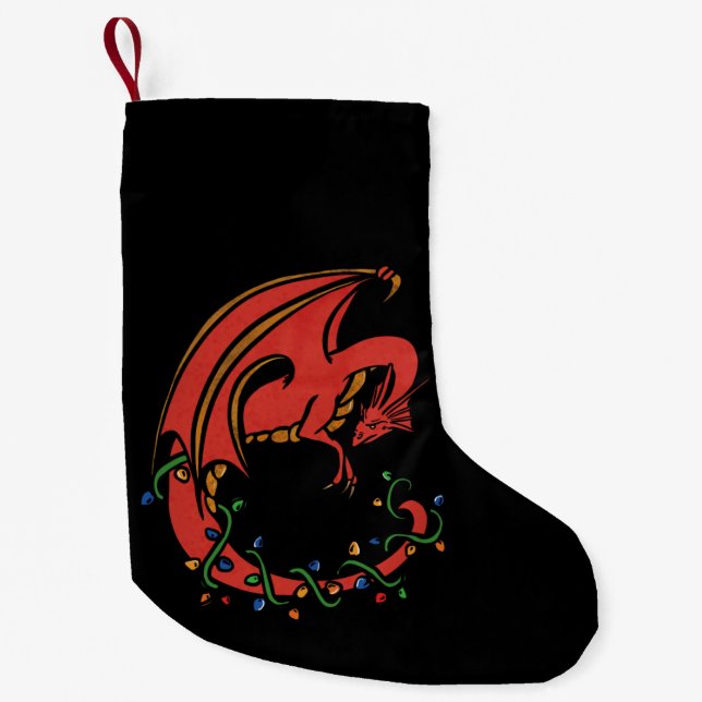 Dragon Christmas Kleiner Weihnachtsstrumpf (Vorderseite)
