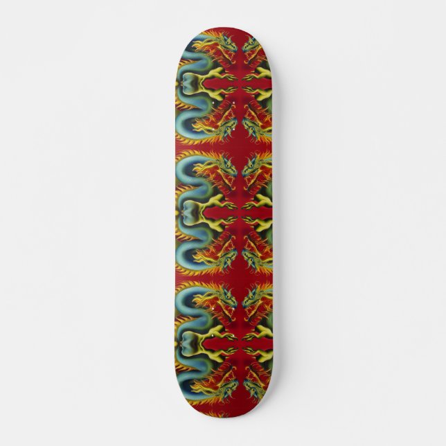 Dragon Circles 7 3/4" Skateboard Deck (Vorne)