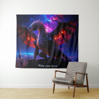 Dragon City 001 Tapestry Wandteppich