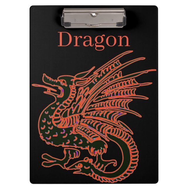 Dragon Clipboard Klemmbrett (Vorderseite)