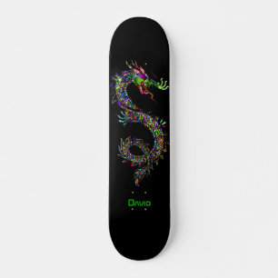 Dragon coloré Custom Skateboard