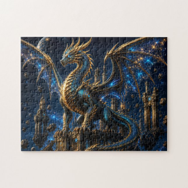 Dragón Cósmico — Guardián de las Estrellas (Horizontal)