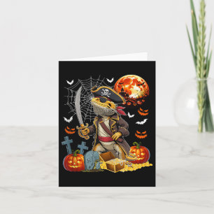 Dragon Cosplay Pirate Halloween-Pum Karte