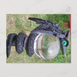 Dragon Crystal Staff Postkarte