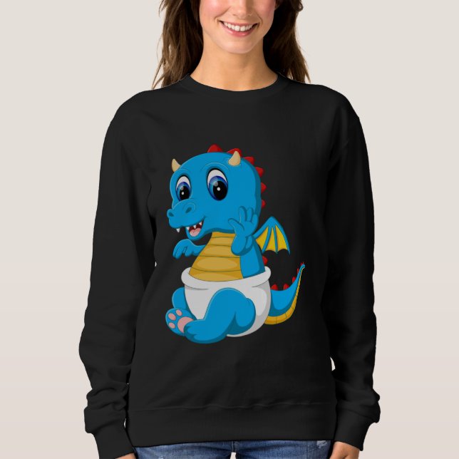 dragon cute baby China Sweatshirt (Vorderseite)