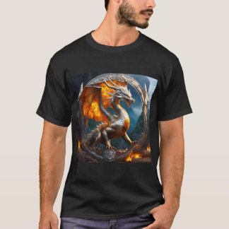 Dragon d'argent : collection de T-shirts mystiques