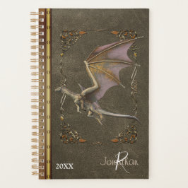 Dragon de bronze Revêtu de cuir ancien