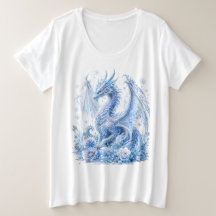 Dragon de glace majestueux