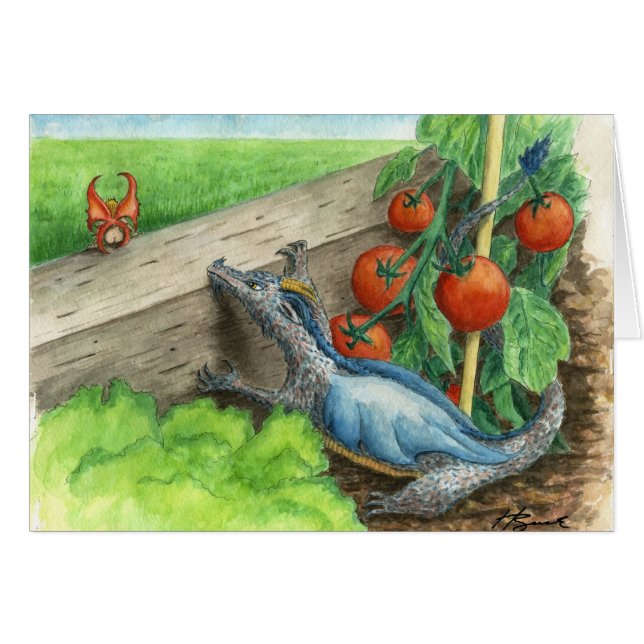 Dragon de jardin (Devant Horizontal)