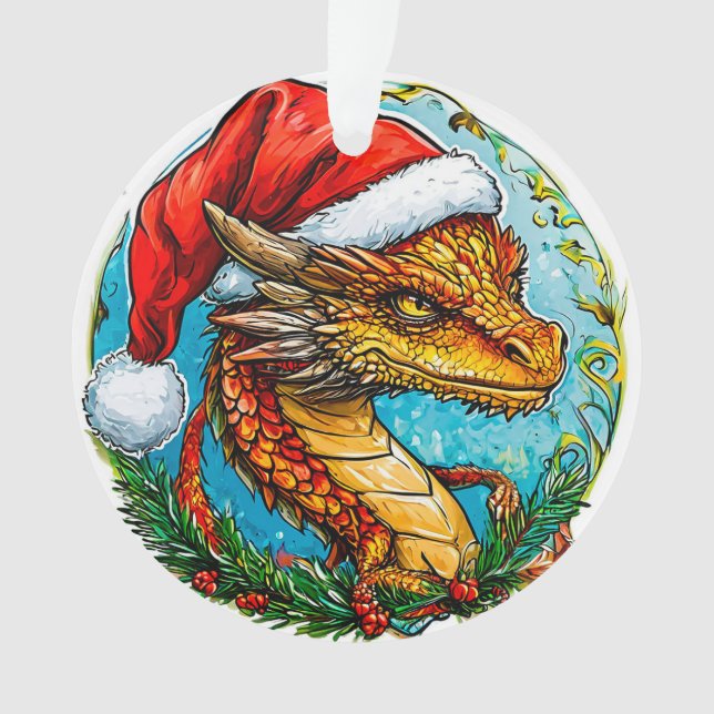 dragon de Noël (devant)