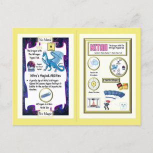 Dragon de table périodique - Carte d'azote