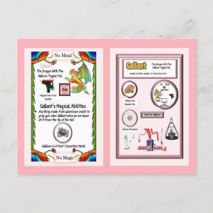 Dragon de table périodique - Carte Gallium