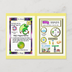 Dragon de table périodique - Carte Hydrogène