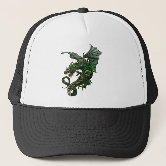 Dragon Design Truckerkappe (Vorderseite)