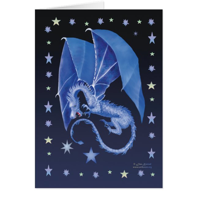 Dragon d'étoile bleue (Devant)