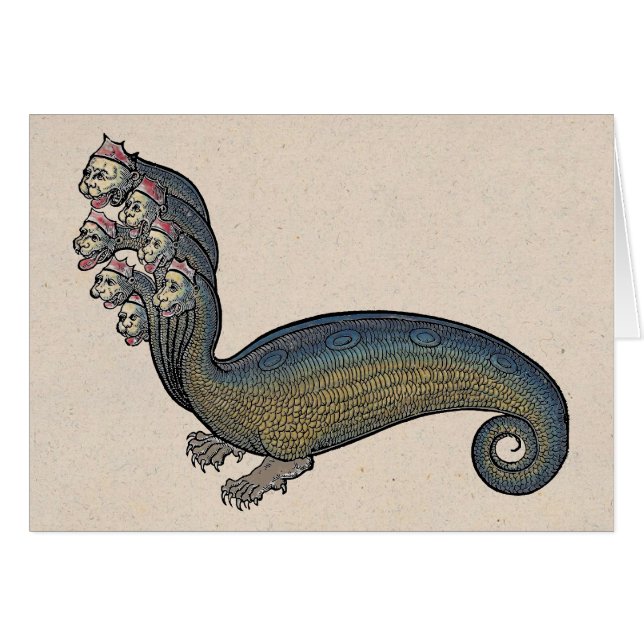 Dragon d'hydre de couleur (Devant horizontal)