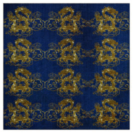 Dragon d'or, tissu