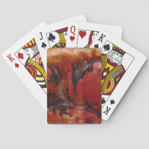 Dragon Dreamz - Abstrakter bemalter Drache in Flug Spielkarten