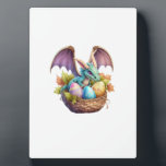 Dragon Easter Day Loves Collecting Easter Eggs Dra Fotoplatte<br><div class="desc">Dragon Easter Day Loves Collecting Easter Eggs Dragons Kids T-Shirt</div>