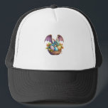 Dragon Easter Day Loves Collecting Easter Eggs Dra Truckerkappe<br><div class="desc">Dragon Easter Day Loves Collecting Easter Eggs Dragons Kids T-Shirt</div>