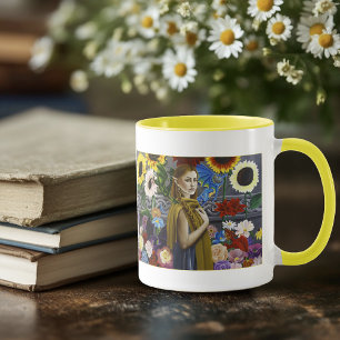 Dragon Elf Flower Garden Tasse