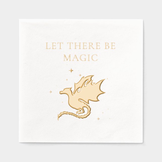 Dragon et étoiles Qu'il y ait de la magie (Recto)