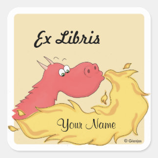 Dragon Ex Libris / étiquette de livres