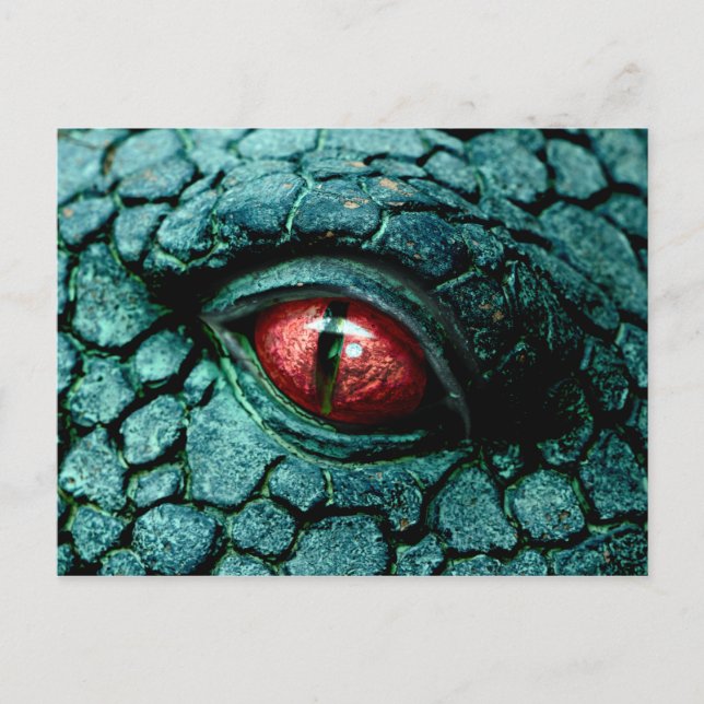 Dragon Eye Fantasy Gothic Postkarte (Vorderseite)