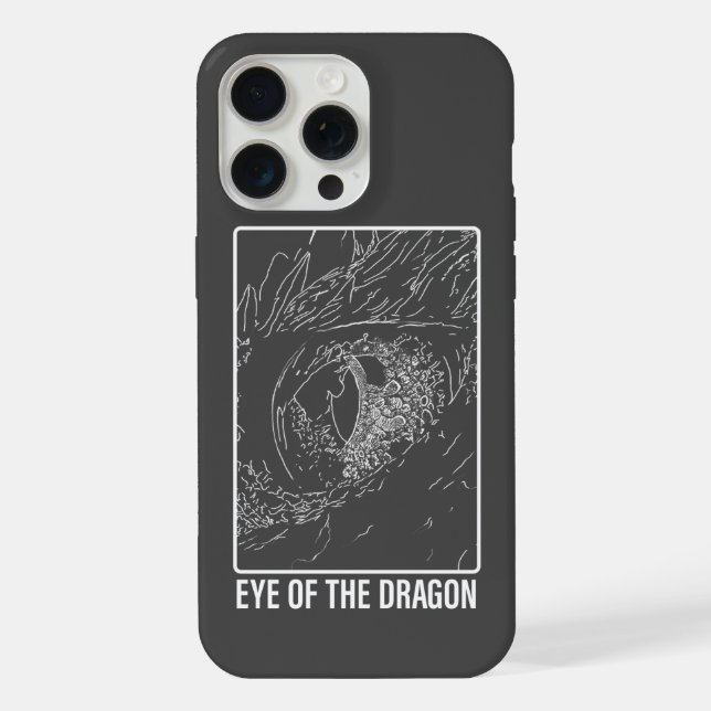 Dragon Eye iPhone 15 Pro Max Hülle (Rückseite)