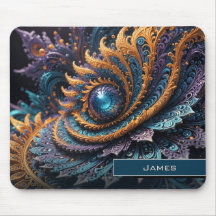 Dragon Eye Modern Abstrakt Geometric Fraktal Name