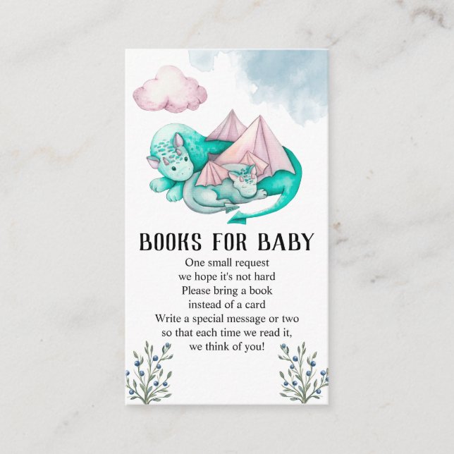 Dragon Family Baby Shows Begleitkarte (Vorderseite)