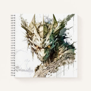 Dragon Fantasy Animal Painting Wildlife Outdoor Notizbuch