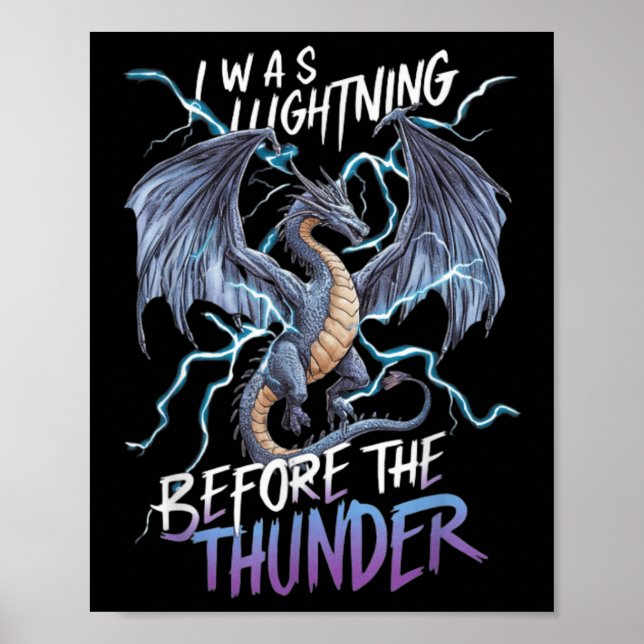Dragon Fantasy Art Design Poster (Vorne)