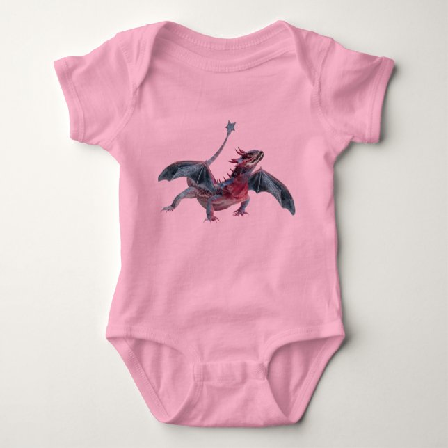Dragon Fantasy Fotoshop Baby Strampler (Vorderseite)