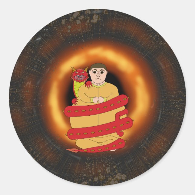 Dragon Fat Typ Sticker (Vorderseite)