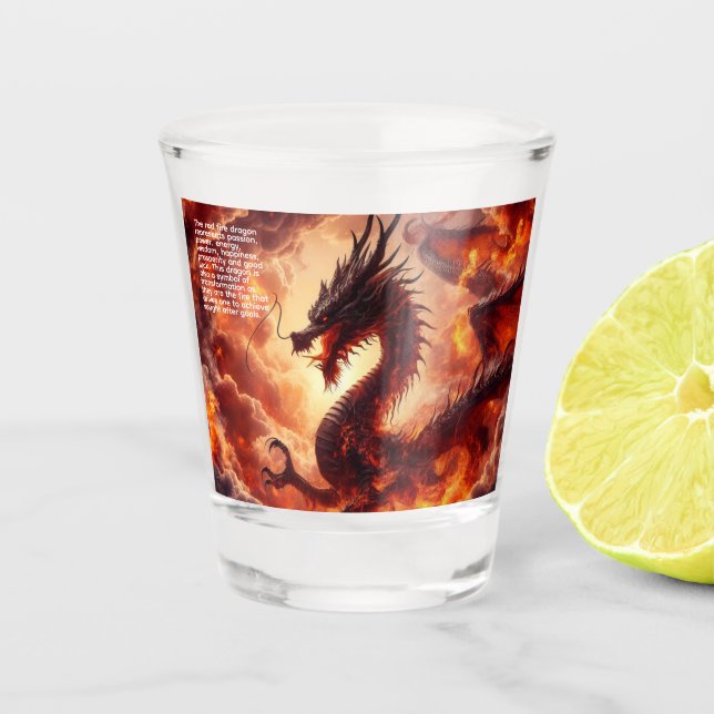 Dragon Fire Schnapsglas (Vorderseite)