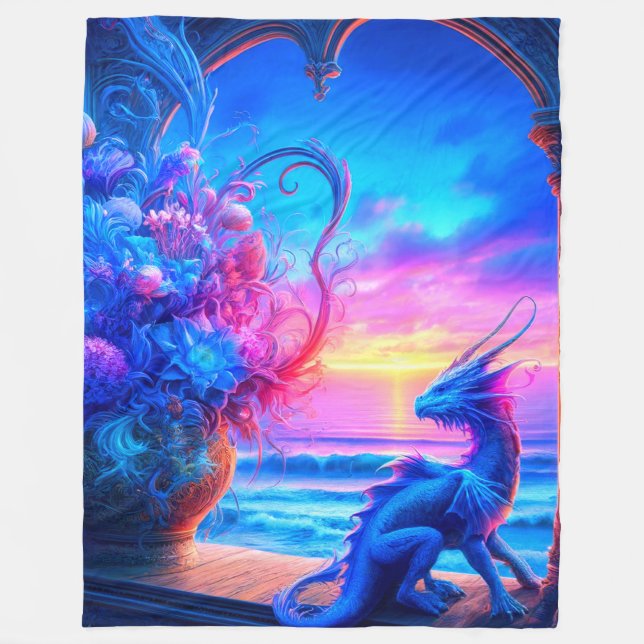 Dragon Fleecedecke (Vorderseite)