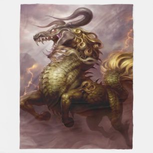 DRAGON FLEECEDECKE